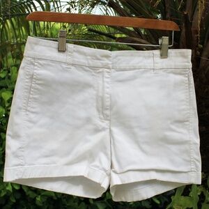 J.Crew Women's Cotton White Chino Shorts Size 4